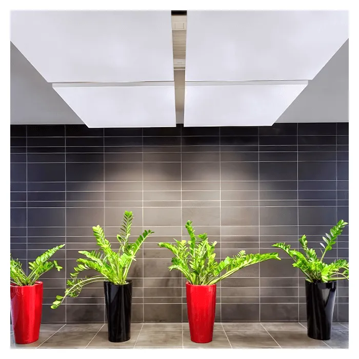 Свободновисящие элементы Ecophone Соло Лайт Квадрат 1192x1192мм, белый