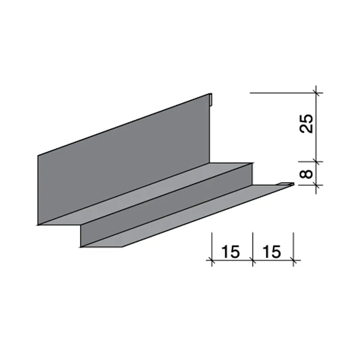 Угол пристенный Албес PLL белый L-3.0м