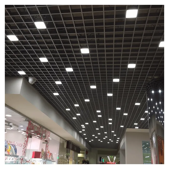 Комплект светильников Грильято Домино для ячейки 100х100 4000К Призма