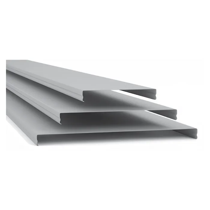 Реечный потолок немецкого дизайна с открытыми стыками АN100А